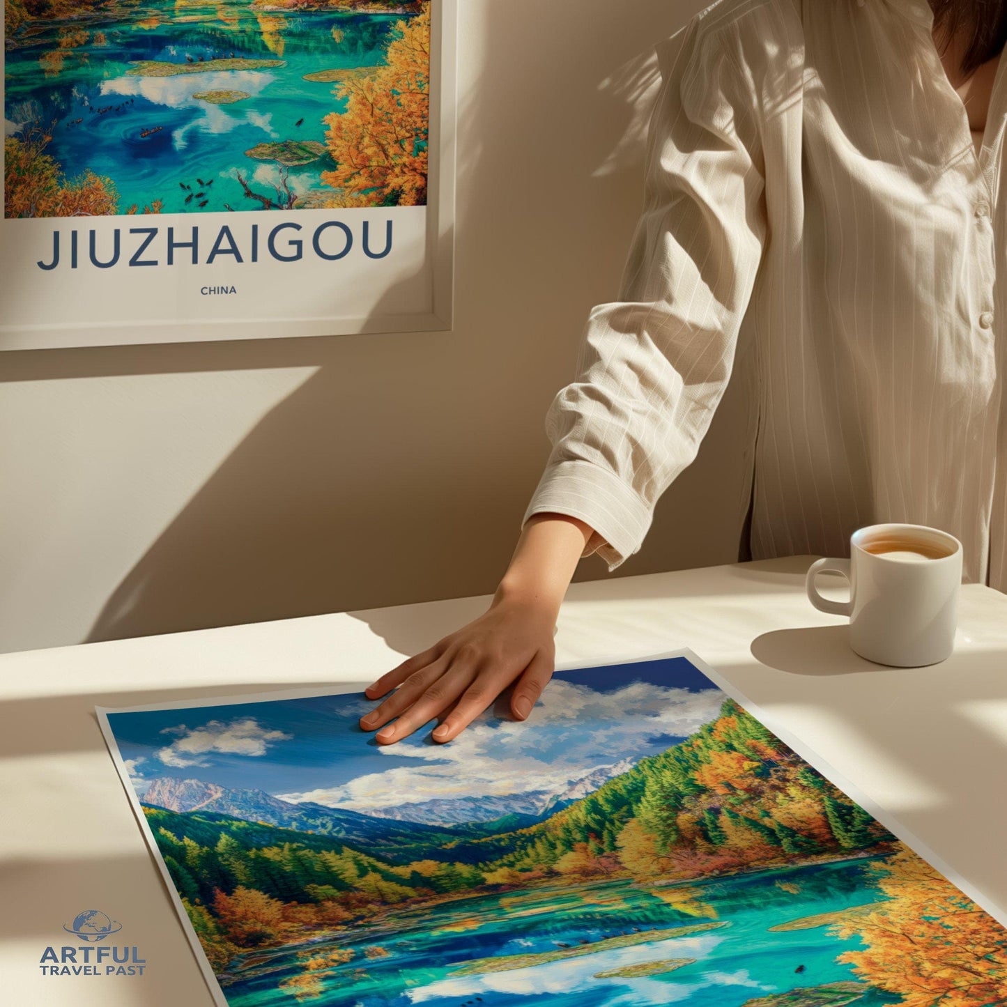 Jiuzhaigou Valley Poster | China Wall Art | Asia Decor