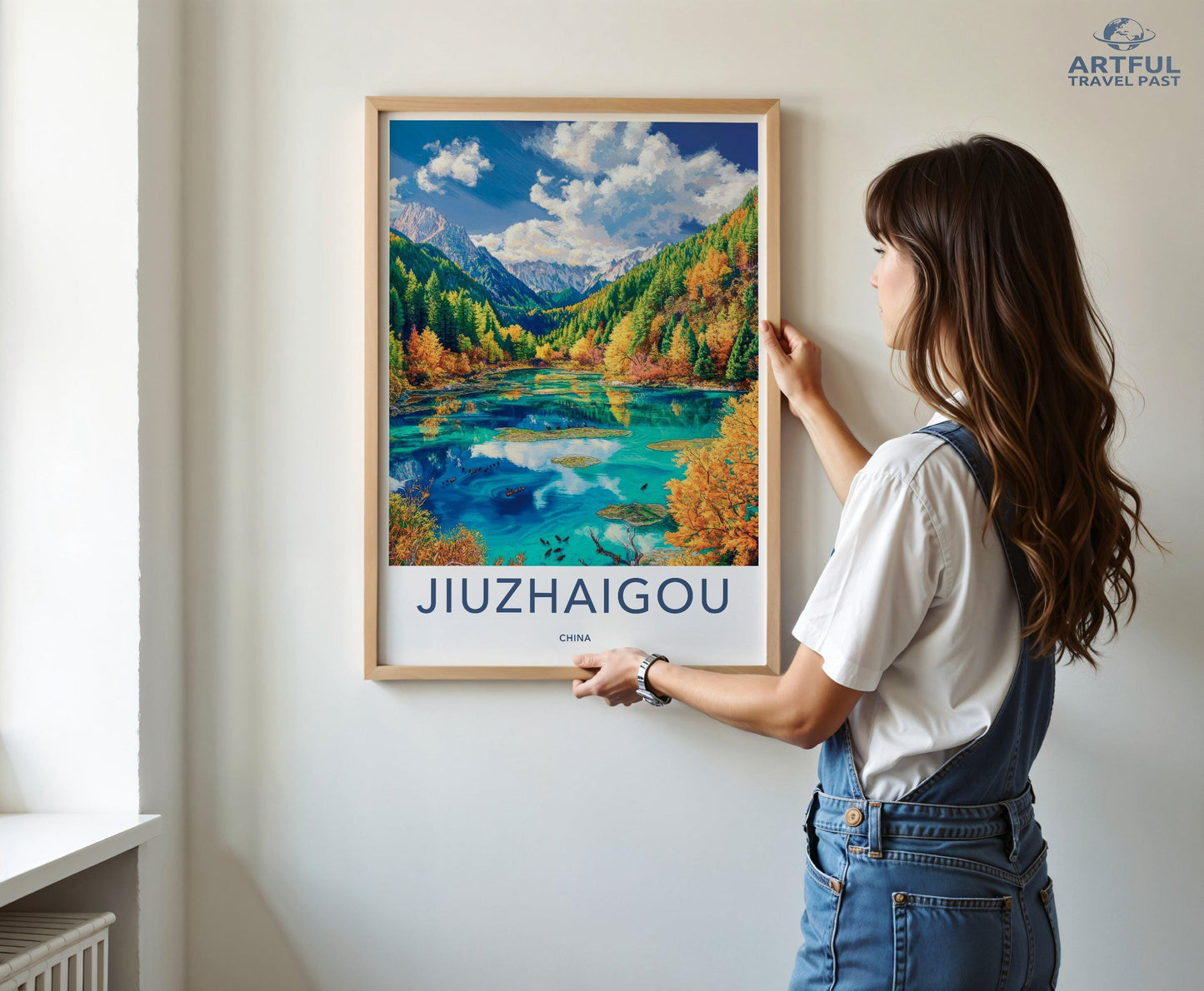 Jiuzhaigou Valley Poster | China Wall Art | Asia Decor