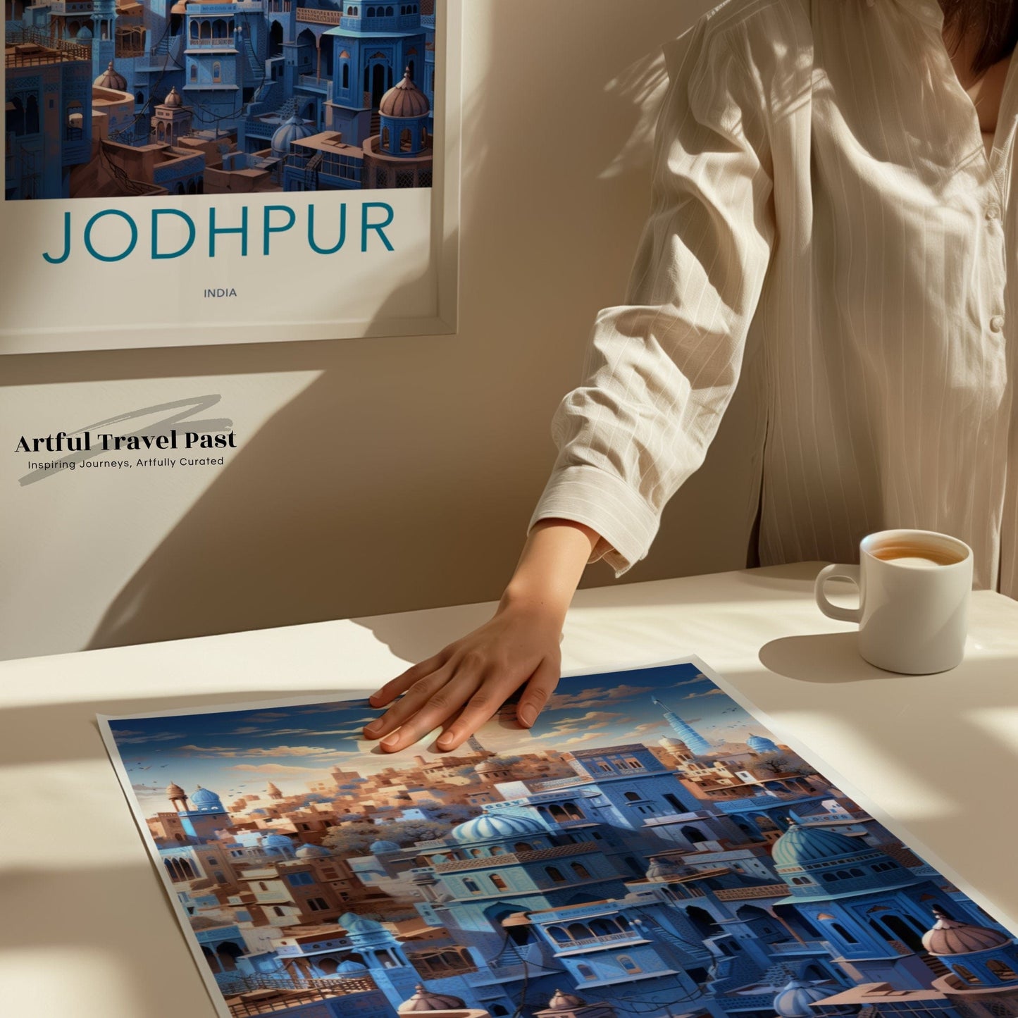 Jodhpur Poster | Rajasthan Wall Art | India Decor