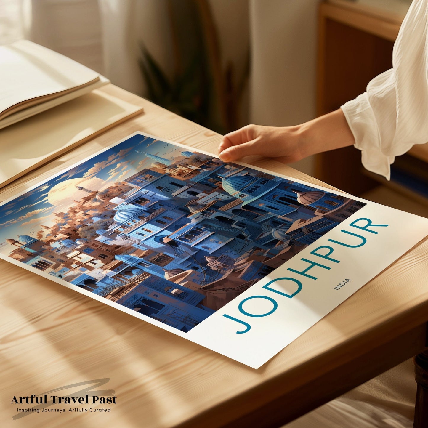 Jodhpur Poster | Rajasthan Wall Art | India Decor
