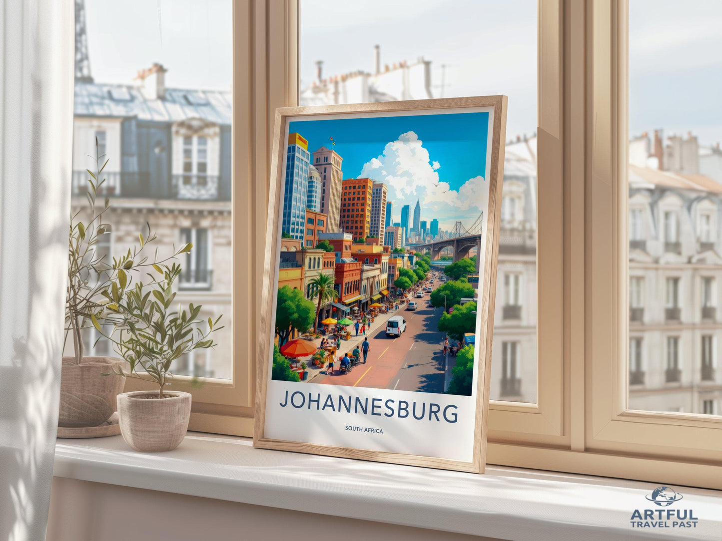 Johannesburg Poster - South Africa Wall Art