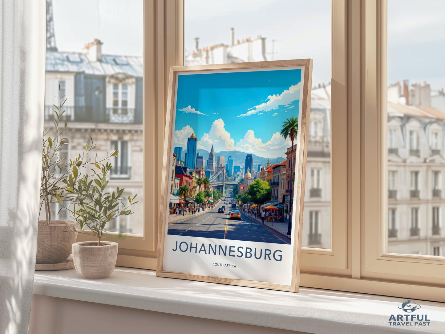Johannesburg Poster - South Africa Wall Art
