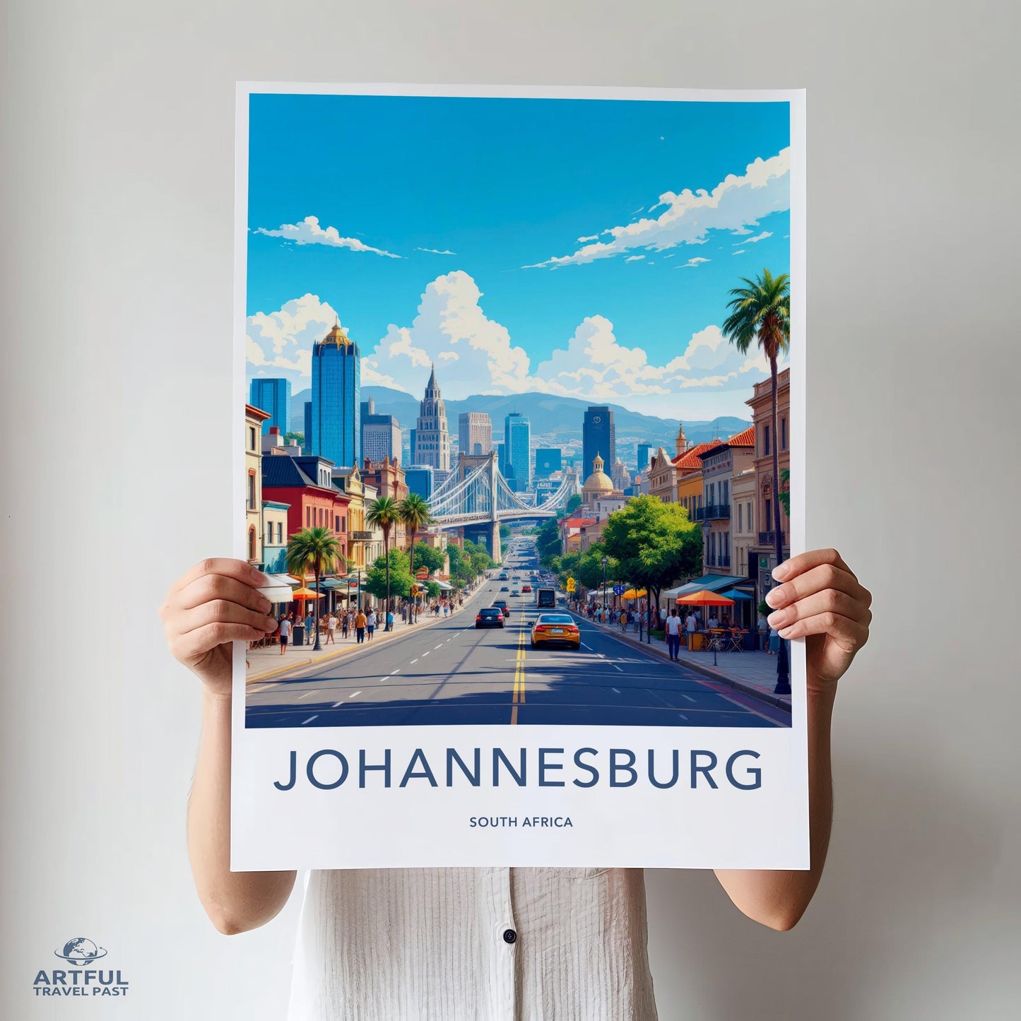 Johannesburg Poster - South Africa Wall Art