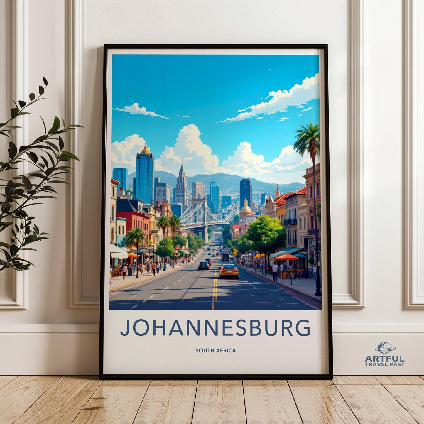 Johannesburg Poster - South Africa Wall Art