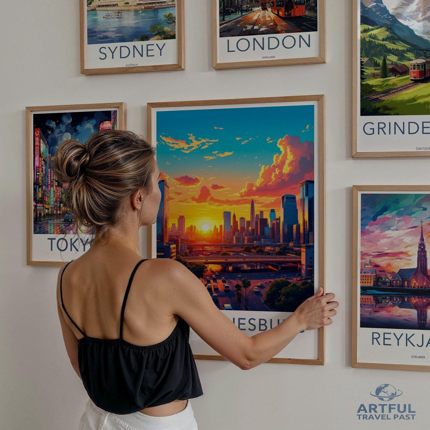 Johannesburg Poster | South Africa Wall Art | Africa Decor