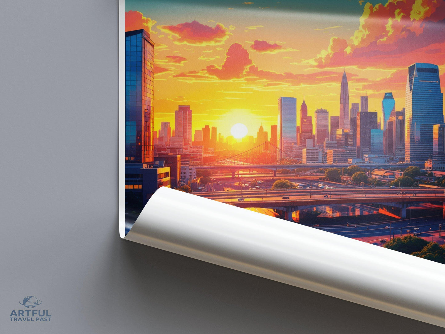 Johannesburg Poster | South Africa Wall Art | Africa Decor