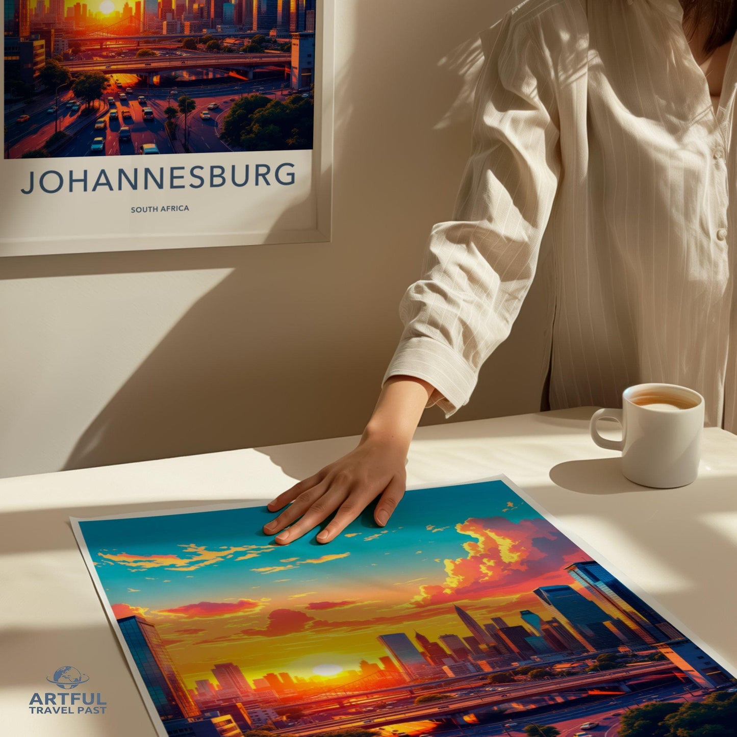 Johannesburg Poster | South Africa Wall Art | Africa Decor