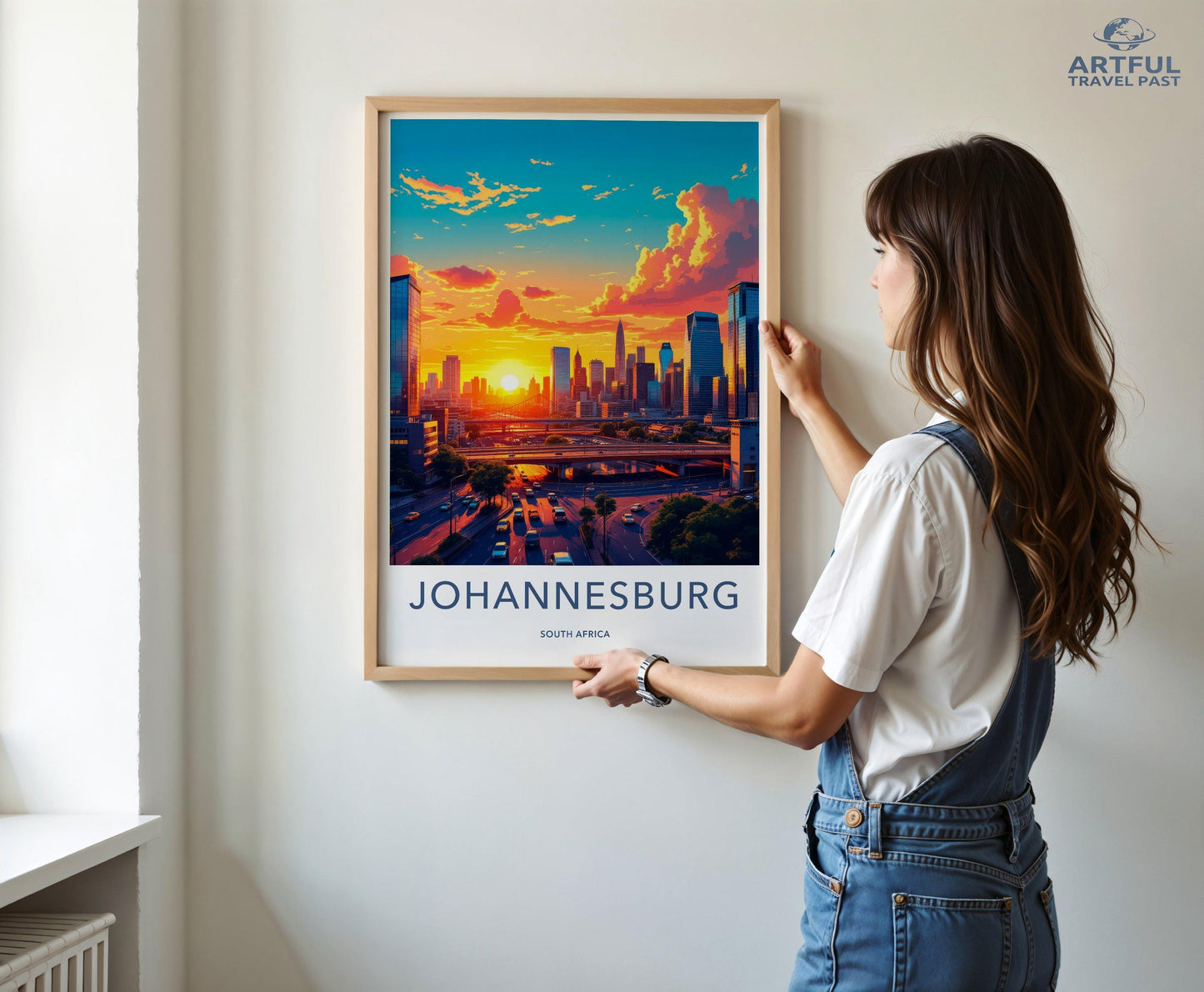 Johannesburg Poster | South Africa Wall Art | Africa Decor