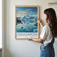 Jökulsárlón Poster - Iceland Wall Art