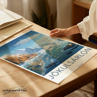 Jökulsárlón Poster - Iceland Wall Art