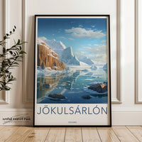 Jökulsárlón Poster - Iceland Wall Art
