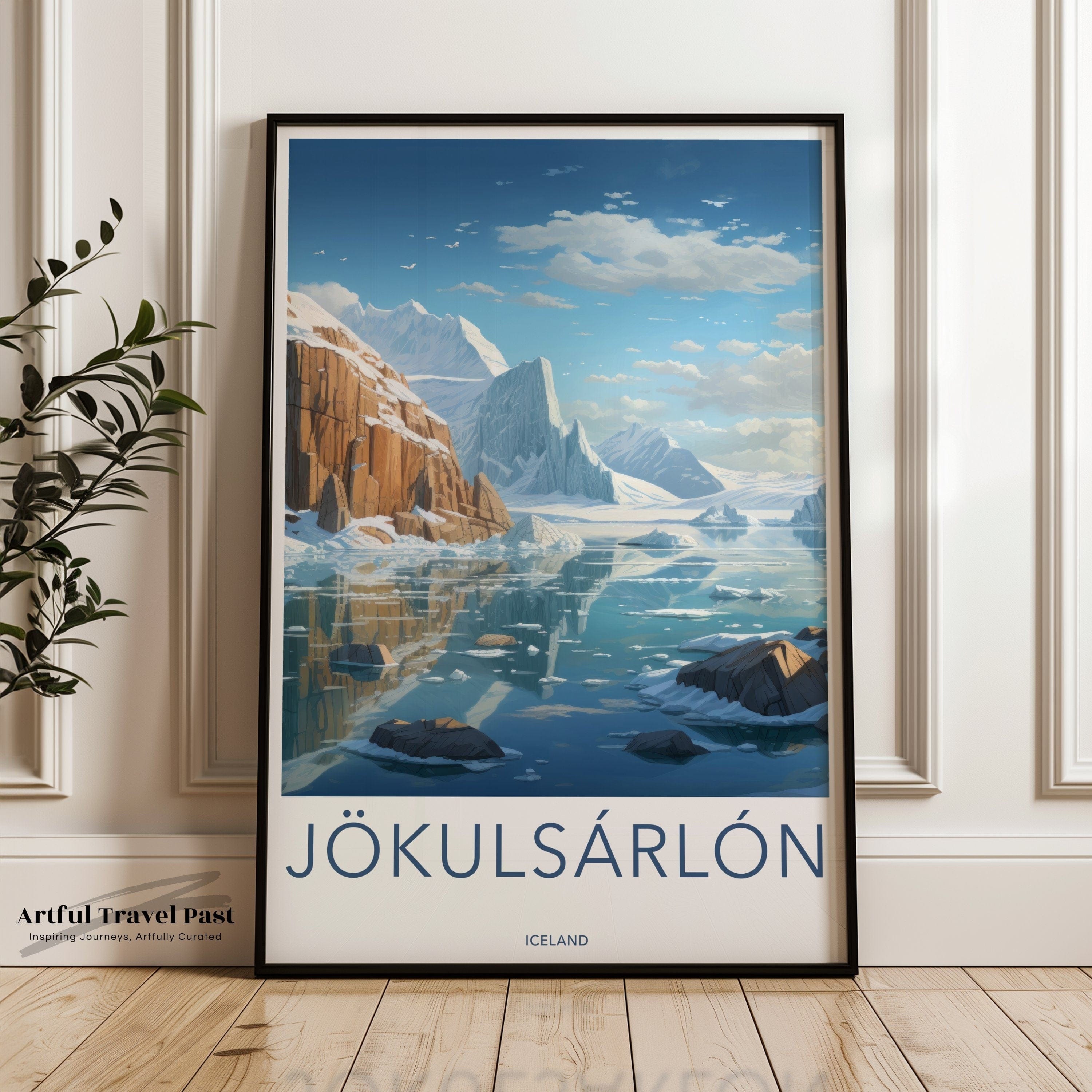 Jökulsárlón Poster - Iceland Wall Art
