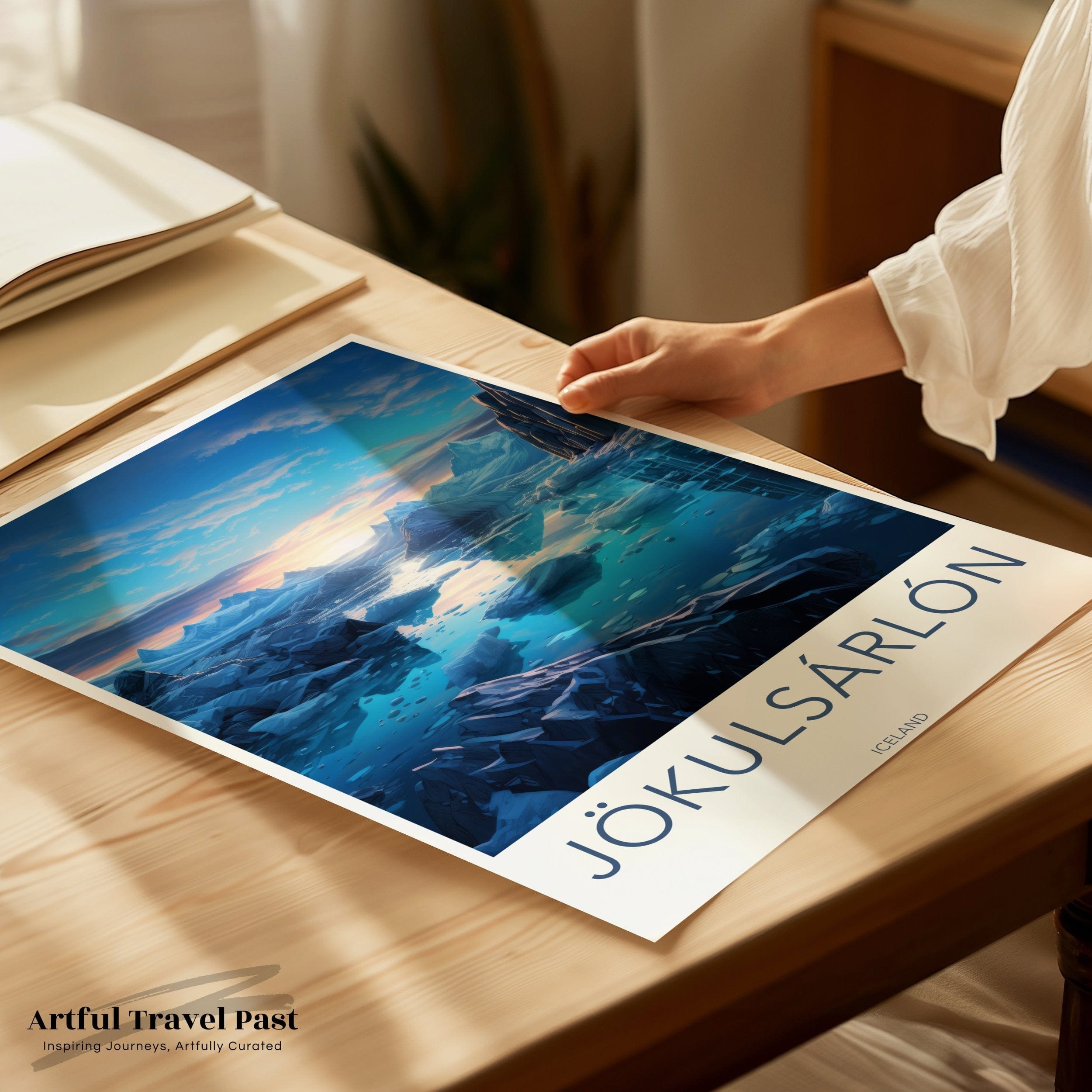 Jökulsárlón Poster - Iceland Wall Art