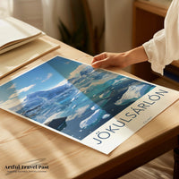 Jökulsárlón Poster - Iceland Wall Art