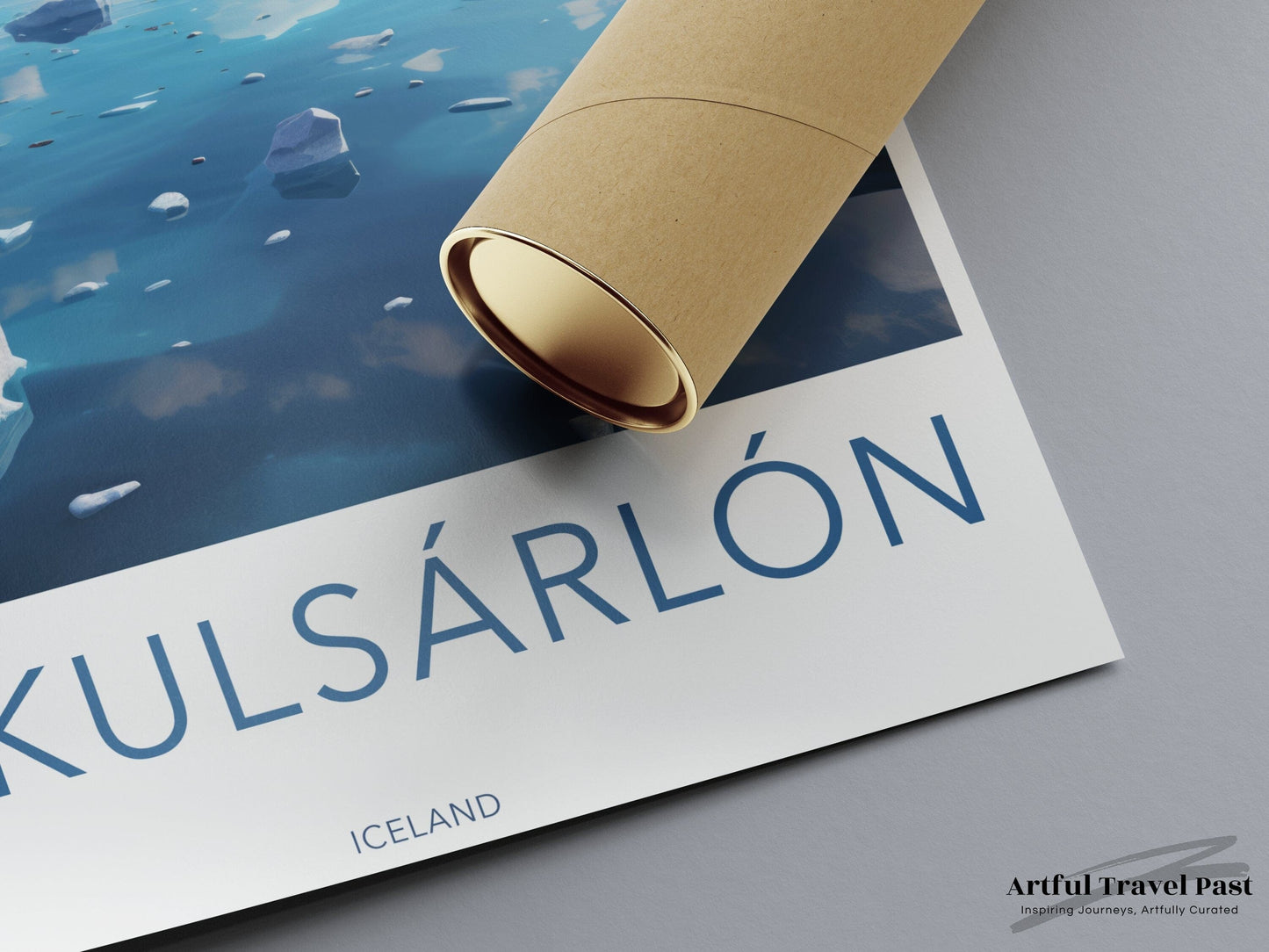 Jökulsárlón Poster | Vatnajökull Wall Art | Iceland Artwork