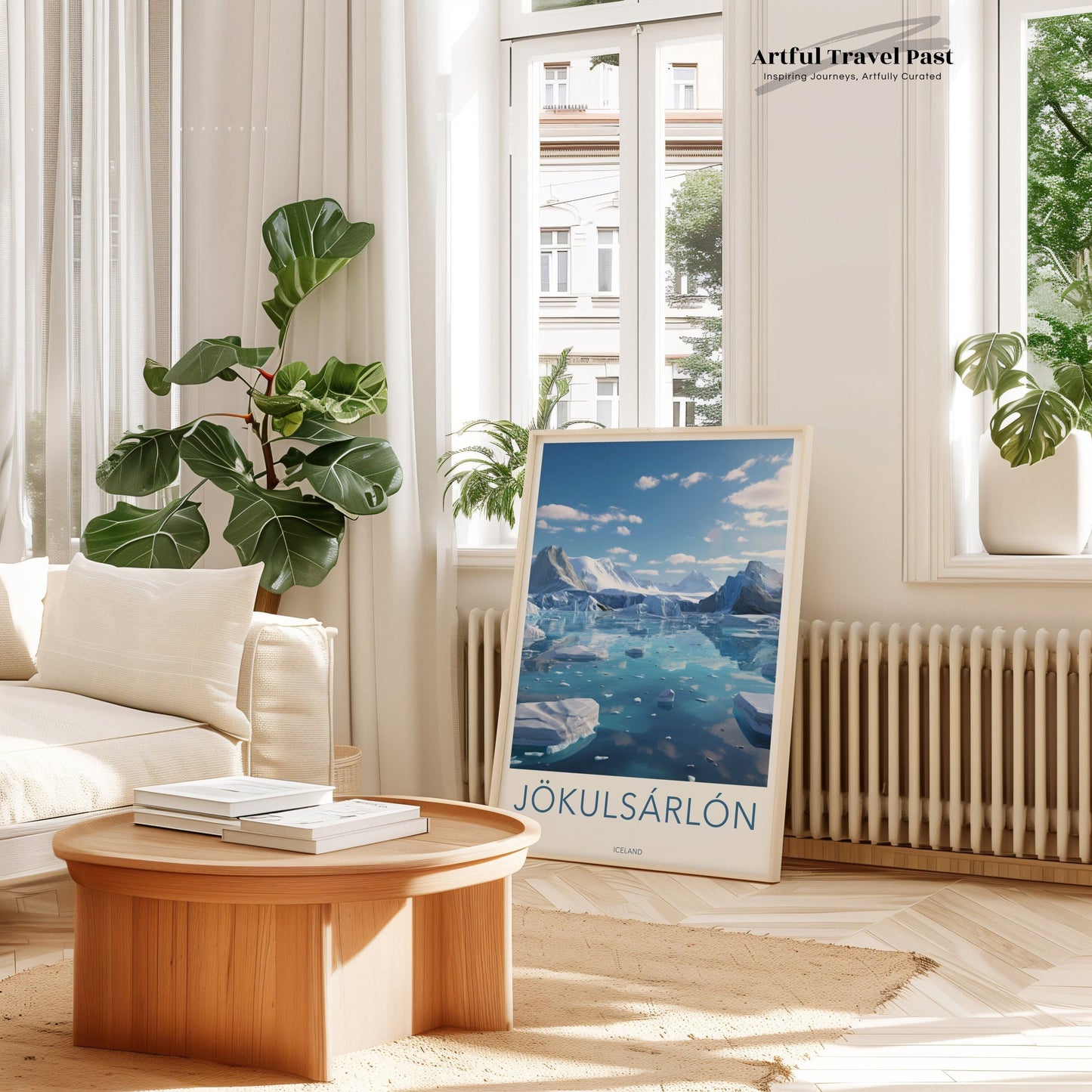 Jökulsárlón Poster | Vatnajökull Wall Art | Iceland Artwork