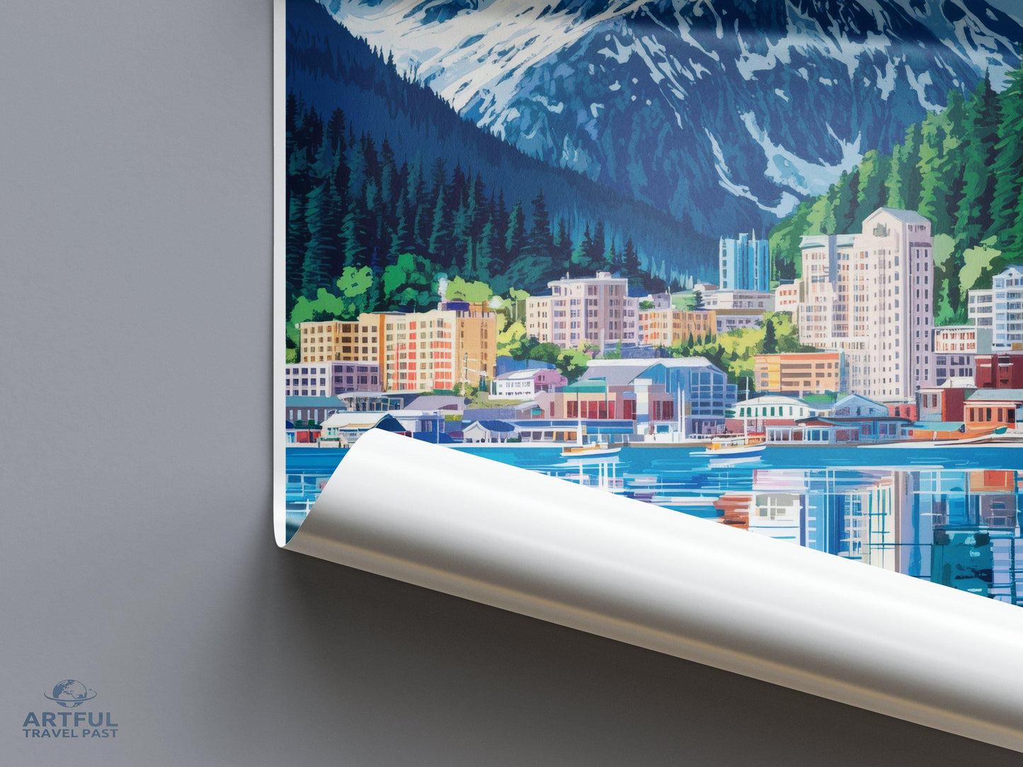 Juneau Poster - Alaska Wall Art