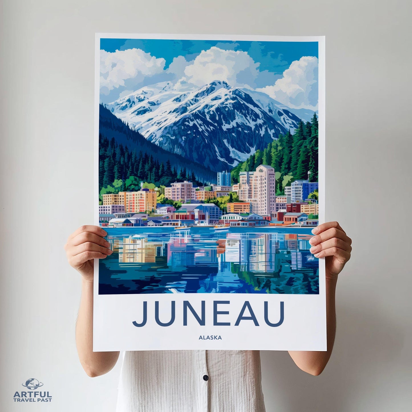 Juneau Poster - Alaska Wall Art