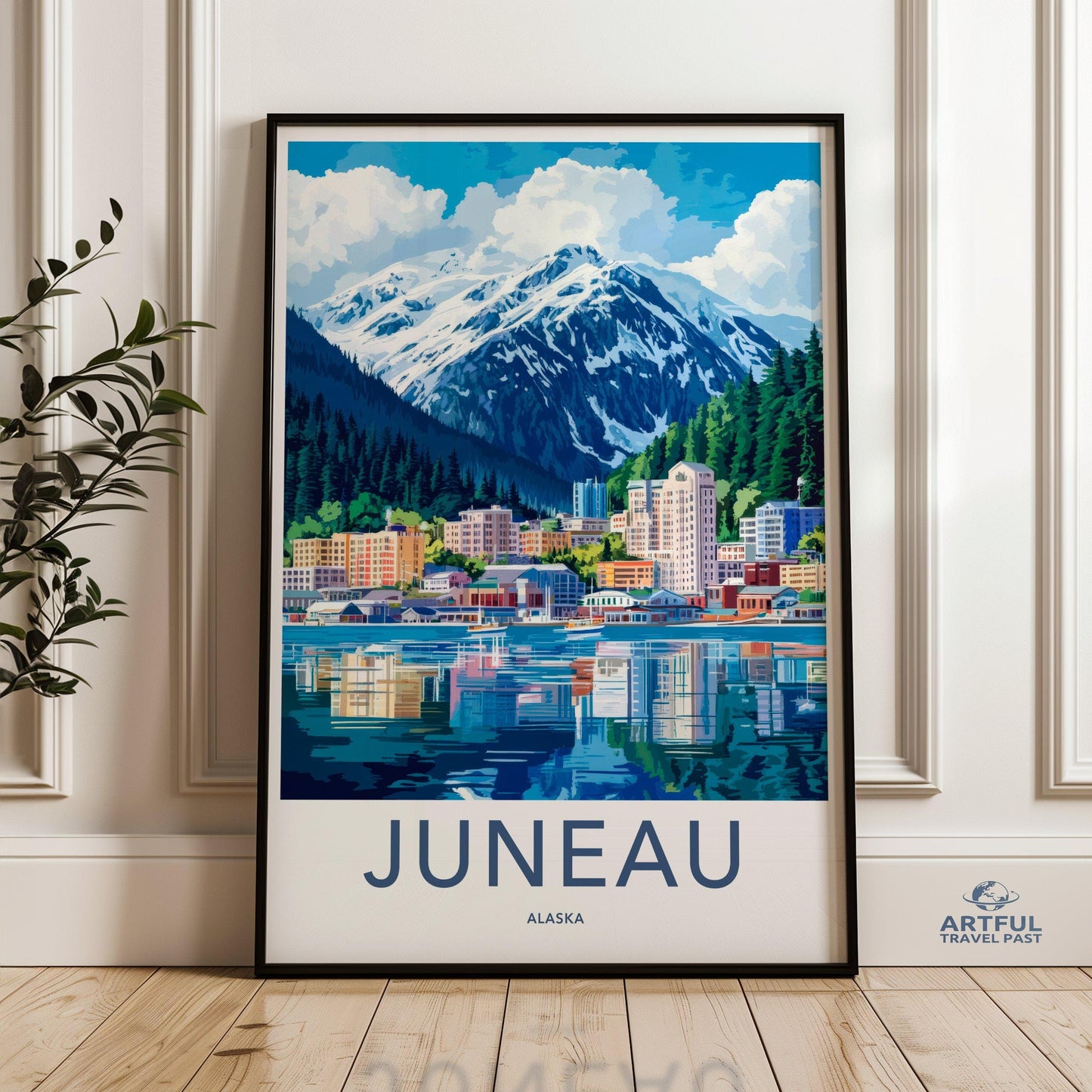 Juneau Poster - Alaska Wall Art