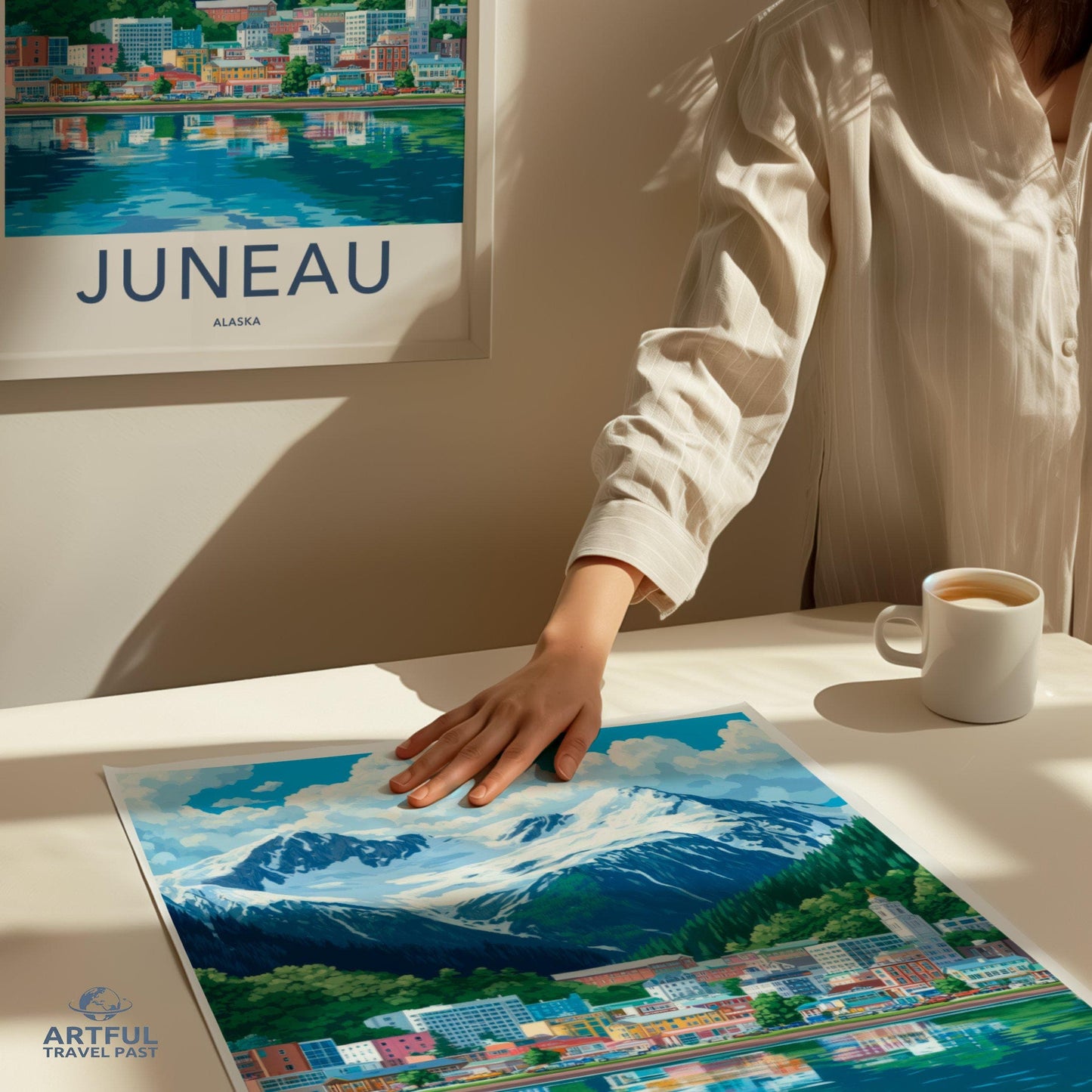 Juneau Poster | Alaska Wall Art | America Decor