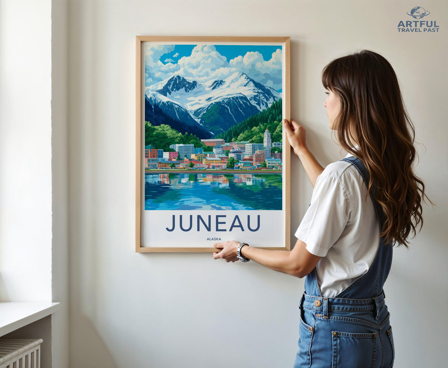 Juneau Poster | Alaska Wall Art | America Decor