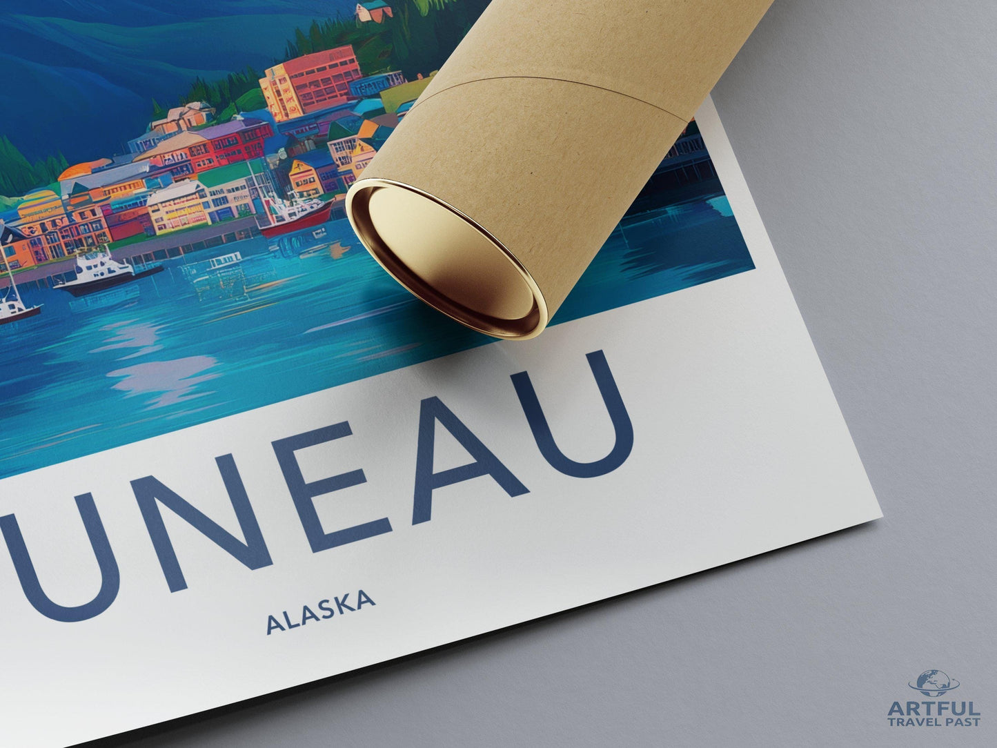 Juneau Poster | Alaska Wall Art | America Decor