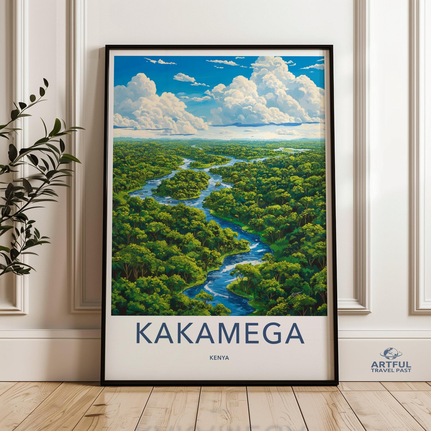 Kakamega Poster | Kenya Wall Art | Africa Nature Decor