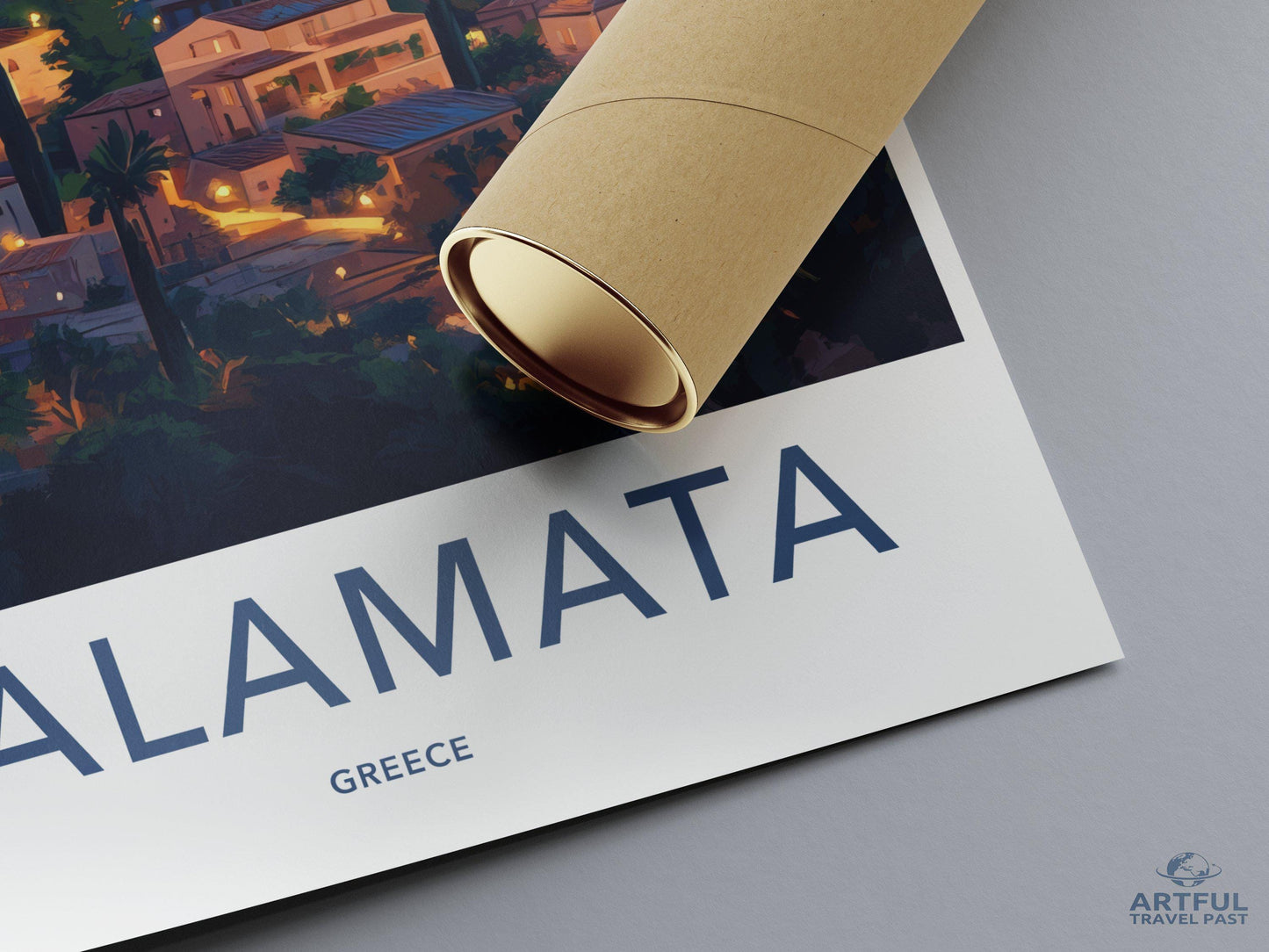Kalamata Poster | Greece Wall Art | Balkans Decor