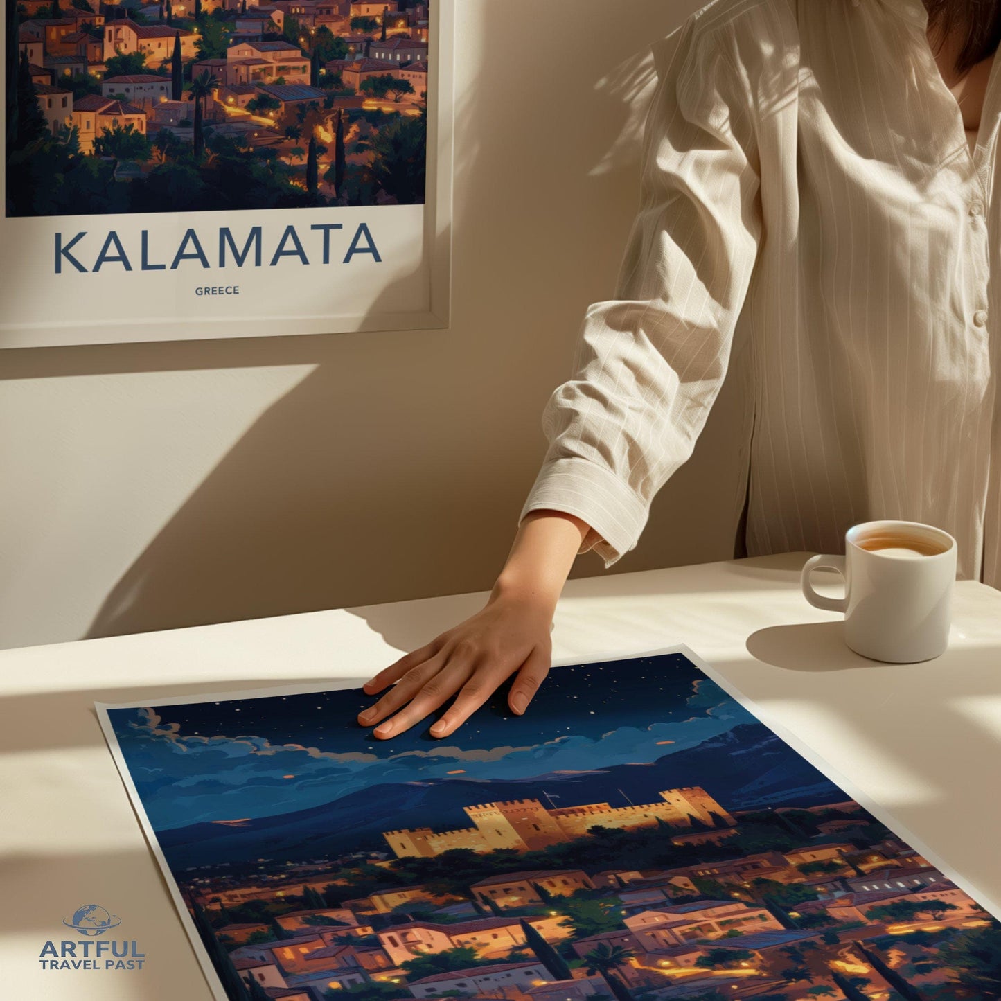 Kalamata Poster | Greece Wall Art | Balkans Decor