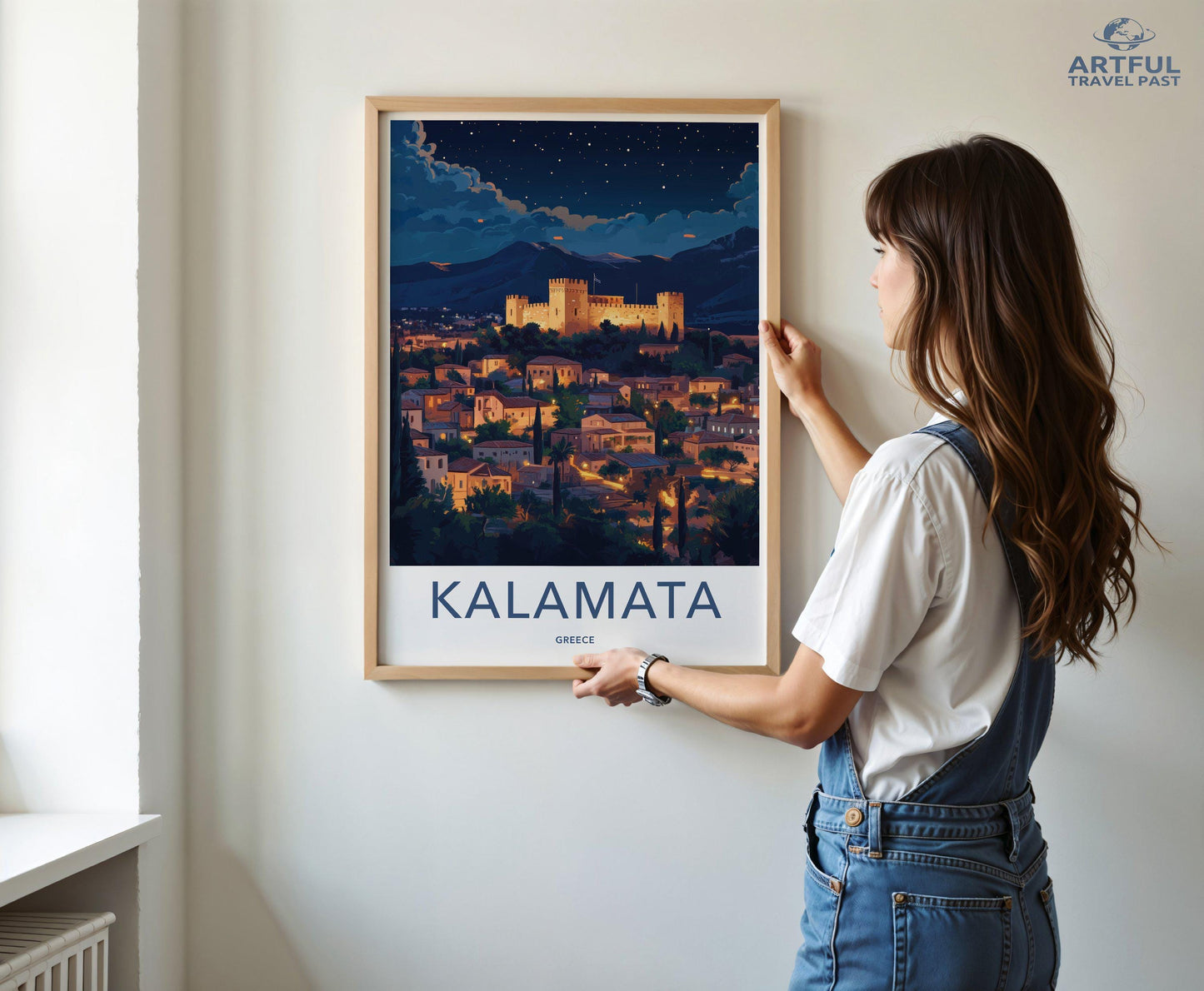 Kalamata Poster | Greece Wall Art | Balkans Decor