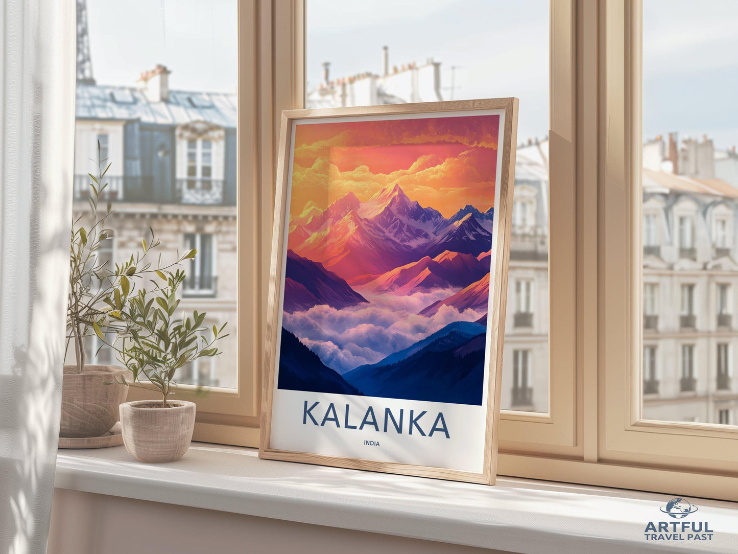 Kalanka Mountain Poster | India Wall Art | Bharat Art