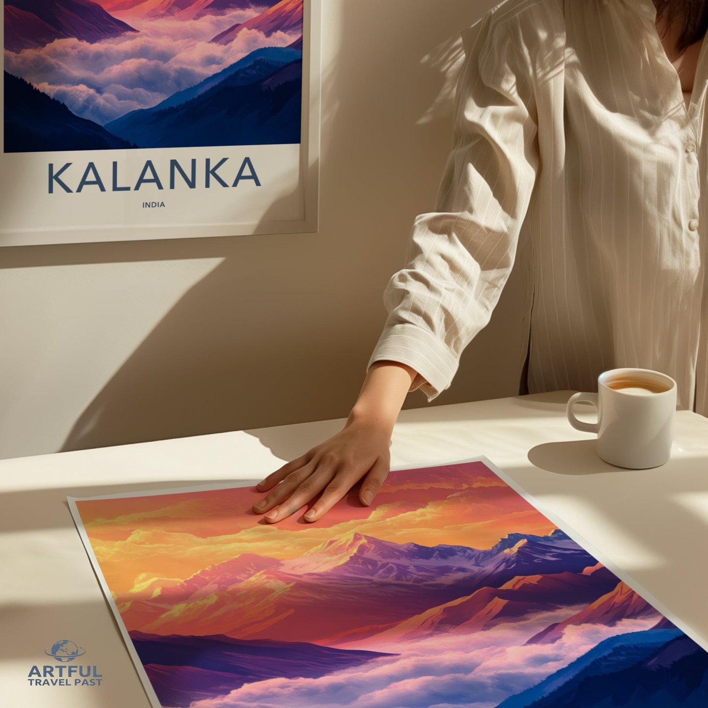 Kalanka Mountain Poster | India Wall Art | Bharat Art