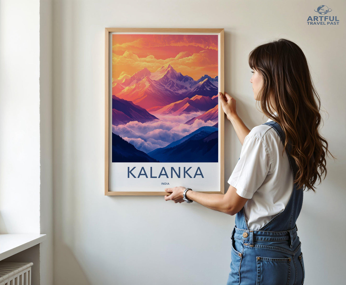 Kalanka Mountain Poster | India Wall Art | Bharat Art