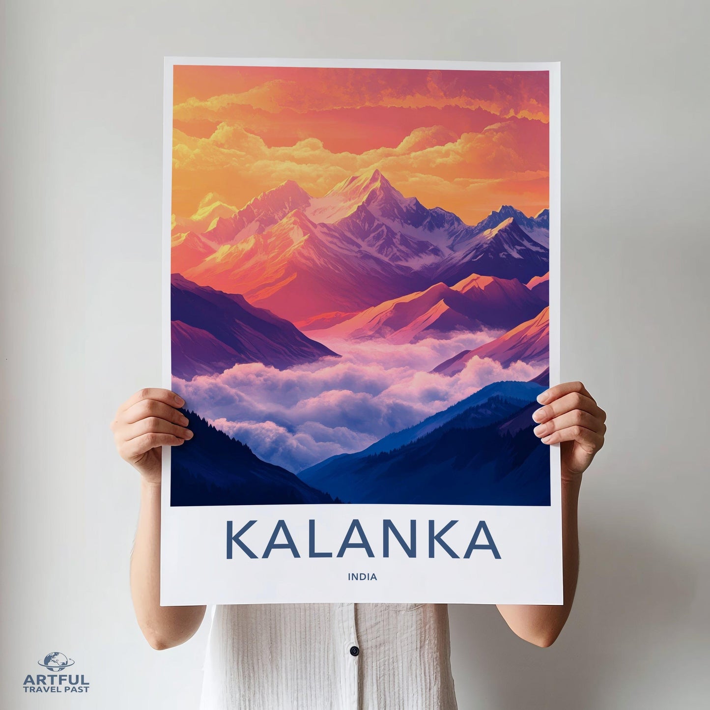 Kalanka Mountain Poster | India Wall Art | Bharat Art