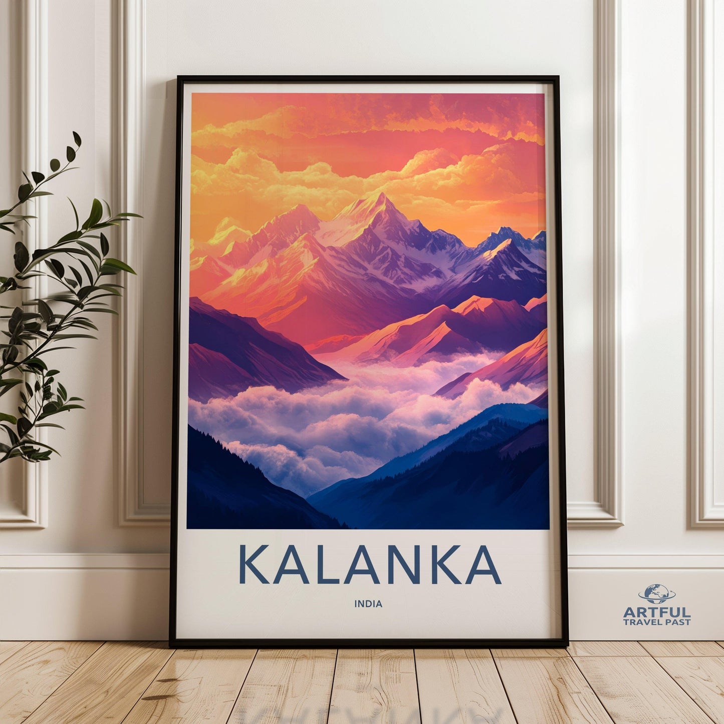 Kalanka Mountain Poster | India Wall Art | Bharat Art