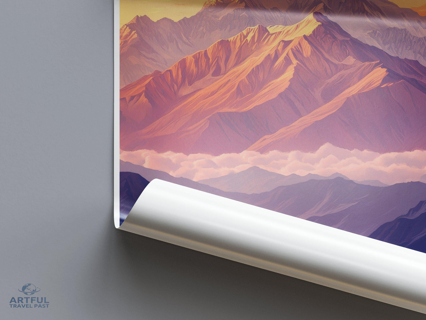 Kalanka Mountain Poster | India Wall Art | Nature Decor