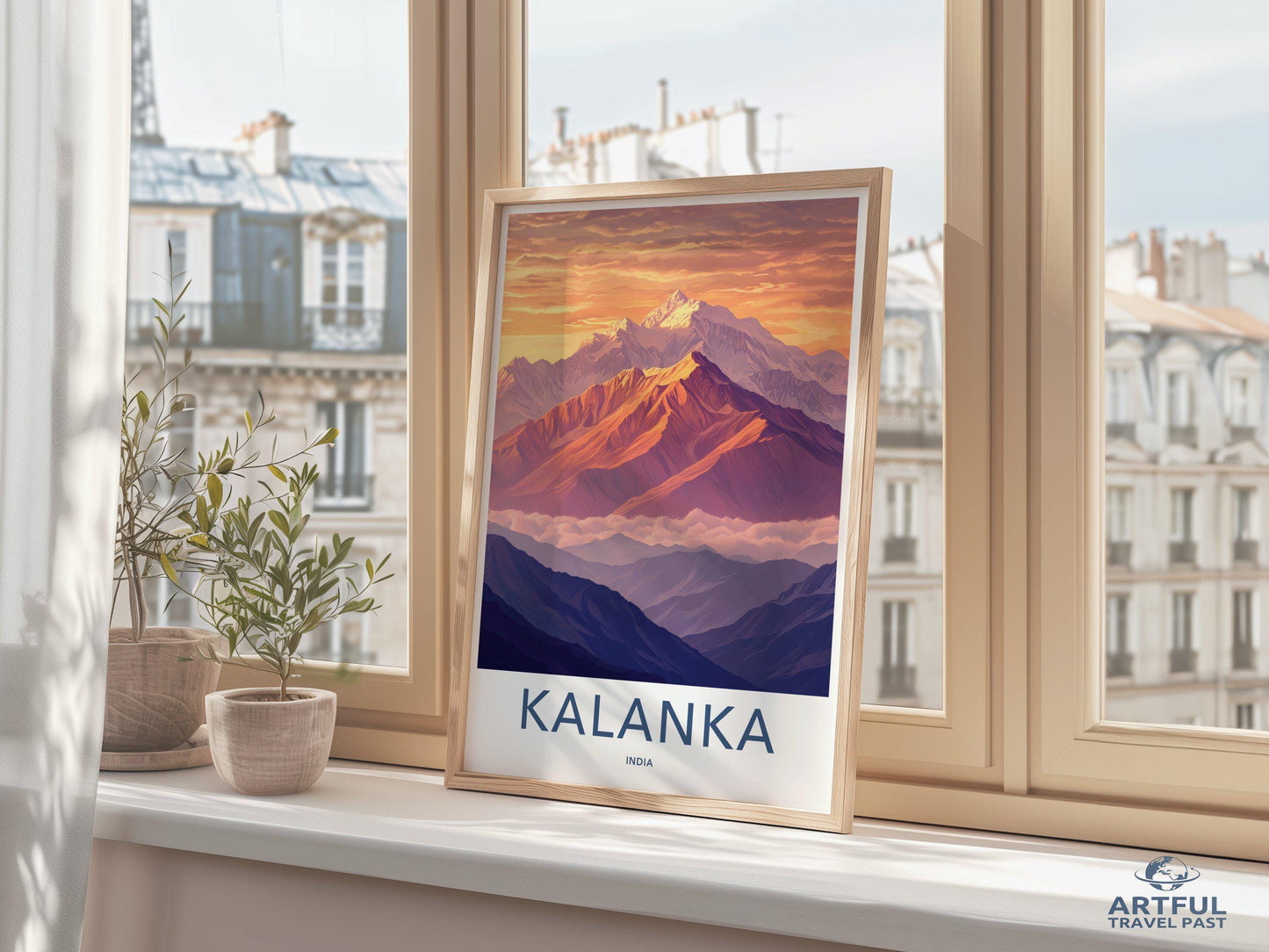 Kalanka Mountain Poster | India Wall Art | Nature Decor