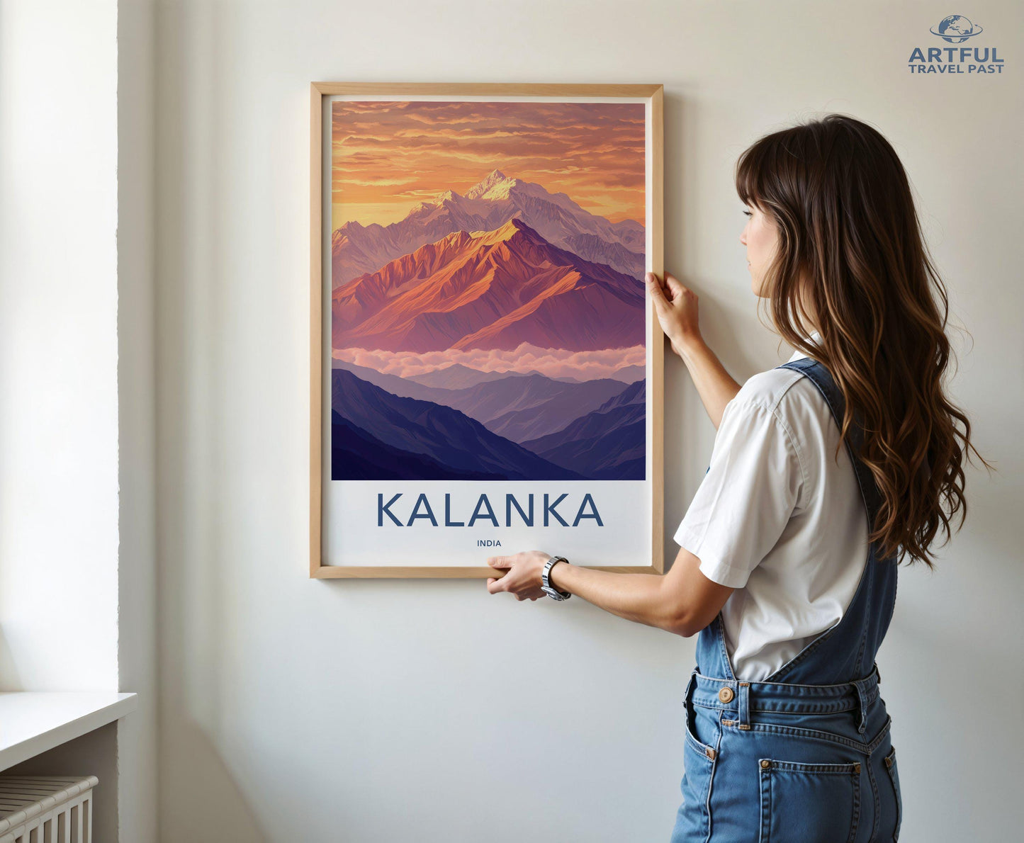 Kalanka Mountain Poster | India Wall Art | Nature Decor