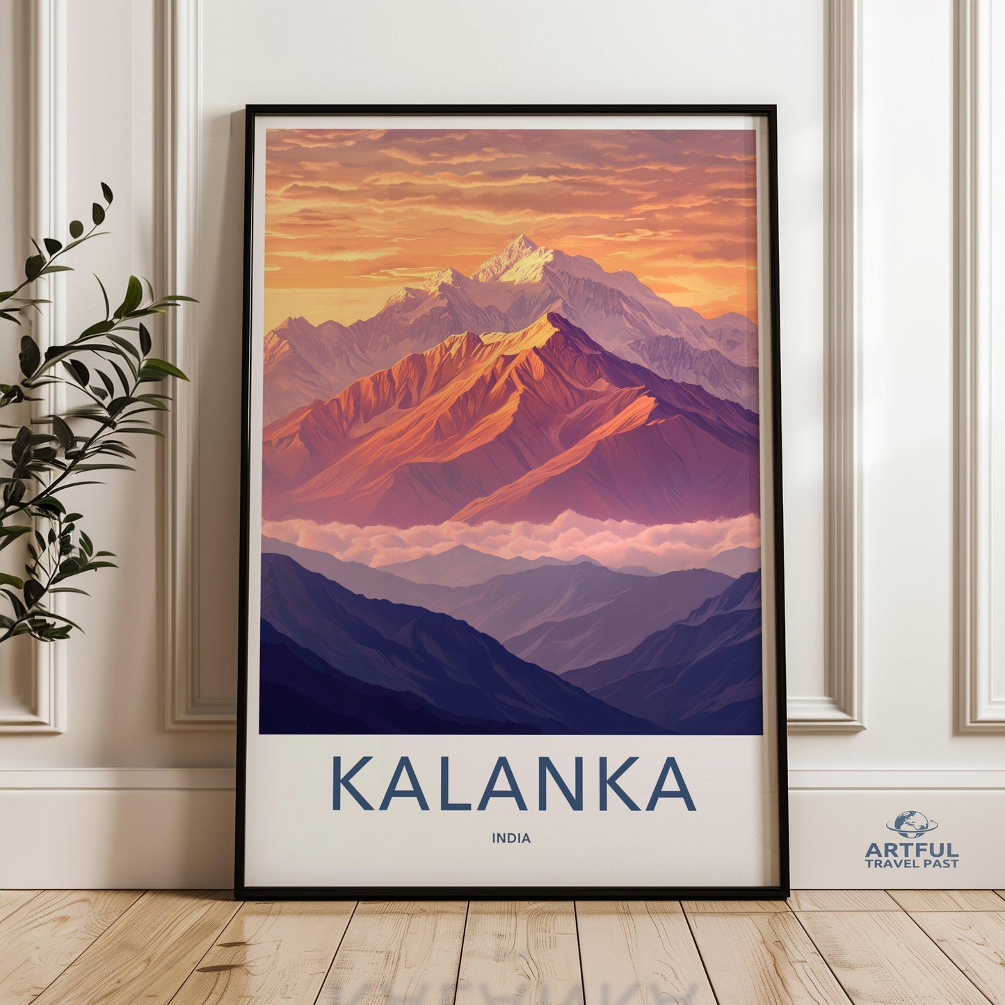 Kalanka Mountain Poster | India Wall Art | Nature Decor