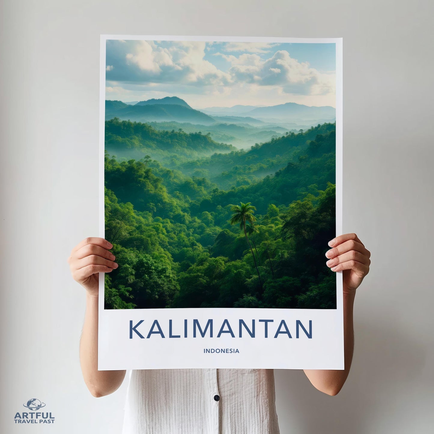 Kalimantan Poster - Indonesia Wall Art