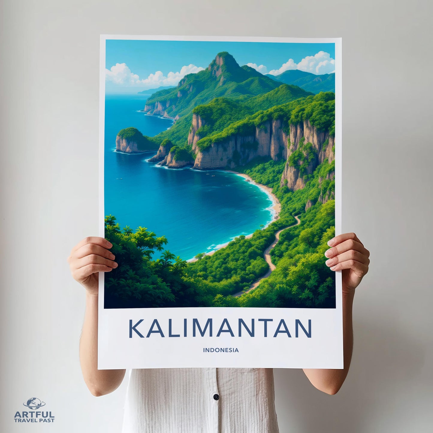 Kalimantan Poster - Indonesia Wall Art