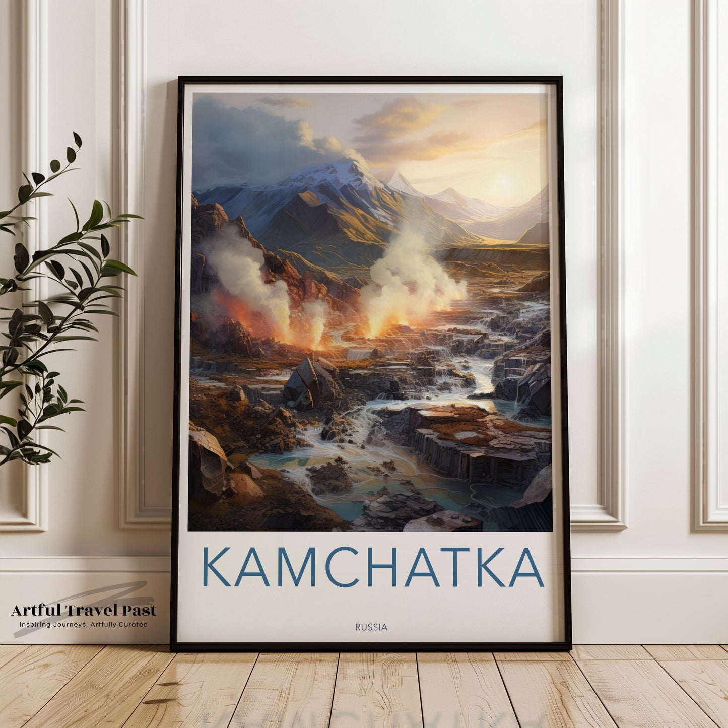 Kamchatka Poster | Russia Wall Art | Eastern Europe Decor