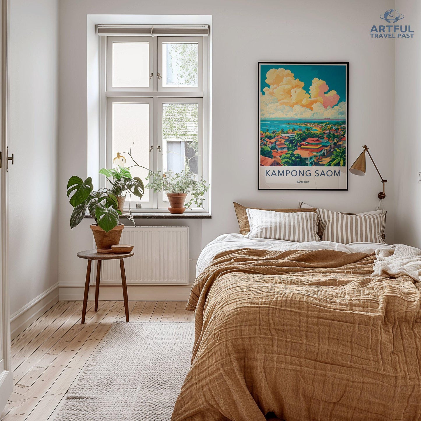 Kampong Saom Poster - Cambodia Wall Art
