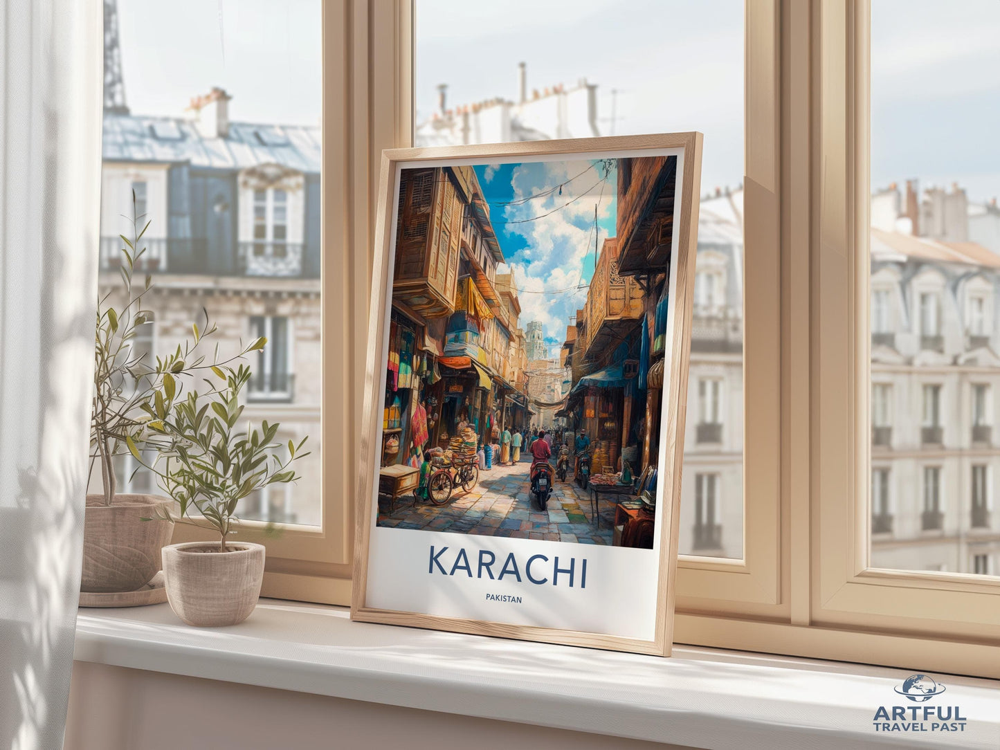 Karachi Poster - Pakistan Wall Art