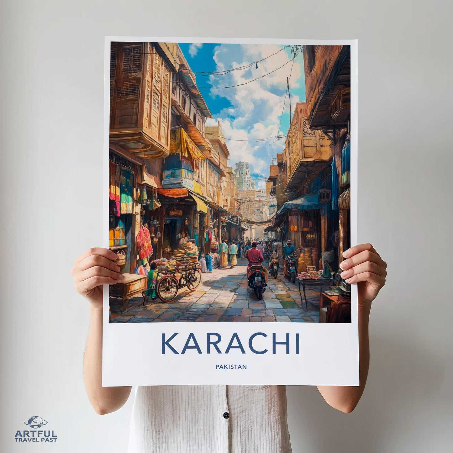Karachi Poster - Pakistan Wall Art