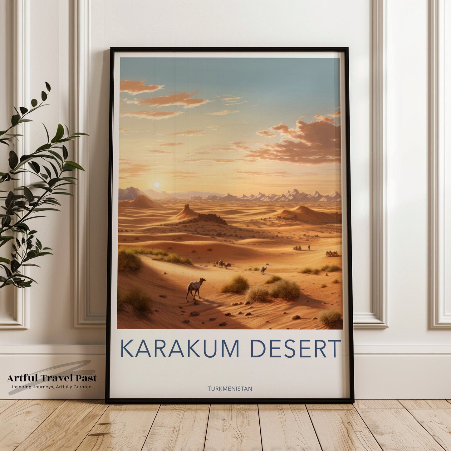 Karakum Poster - Turkmenistan Wall Art