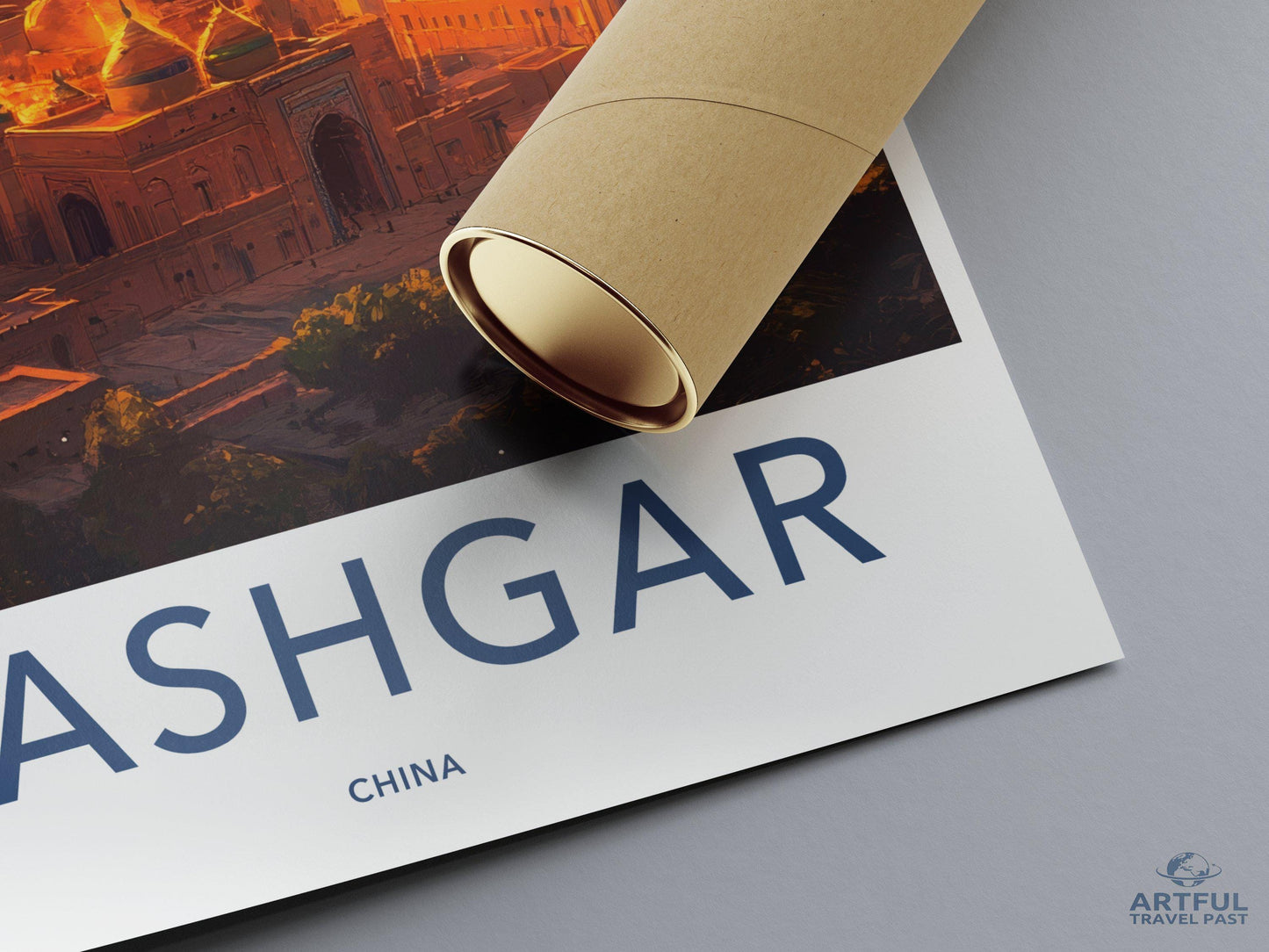 Kashgar Poster | China Wall Art | Asia Decor