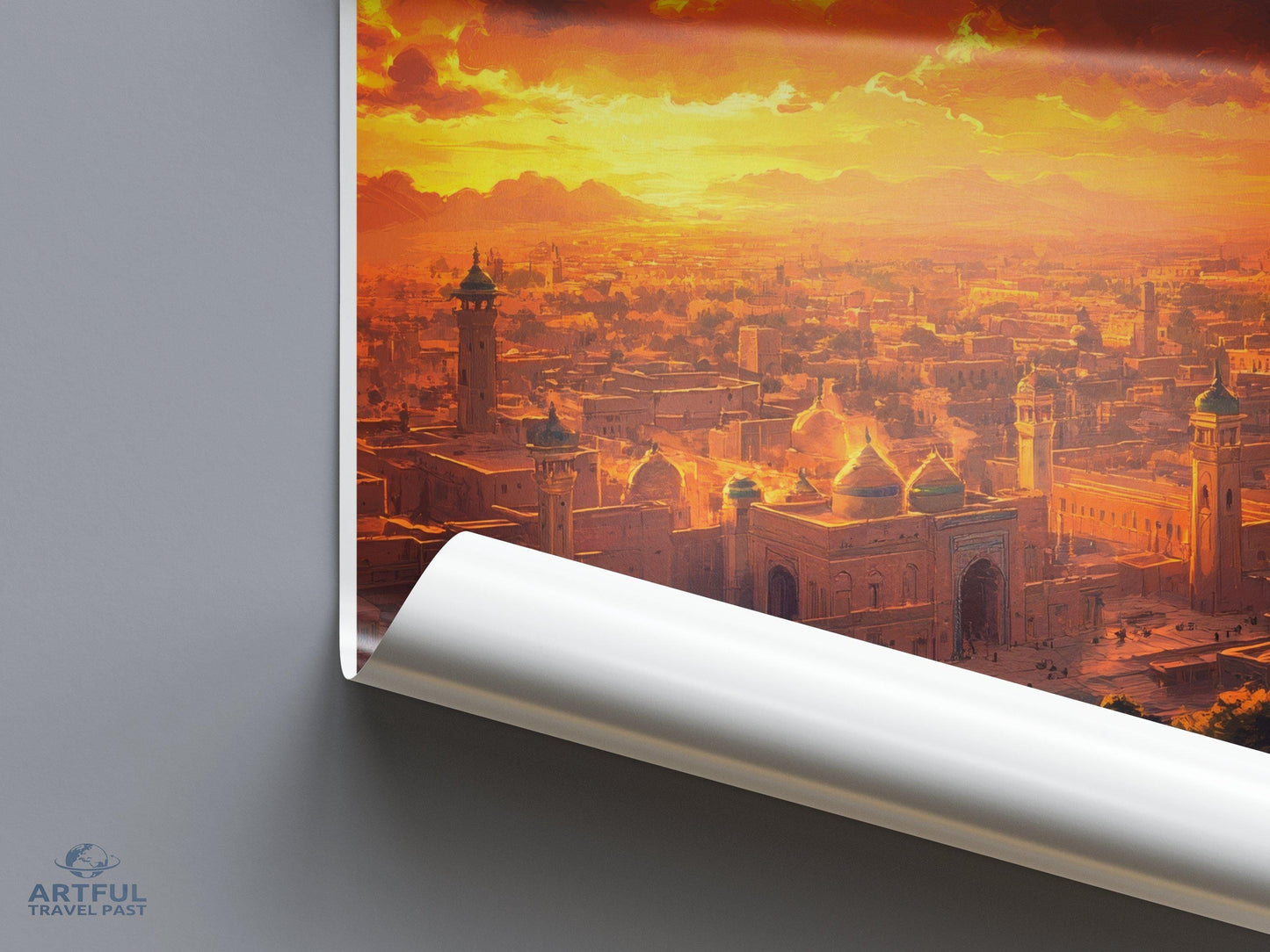 Kashgar Poster | China Wall Art | Asia Decor