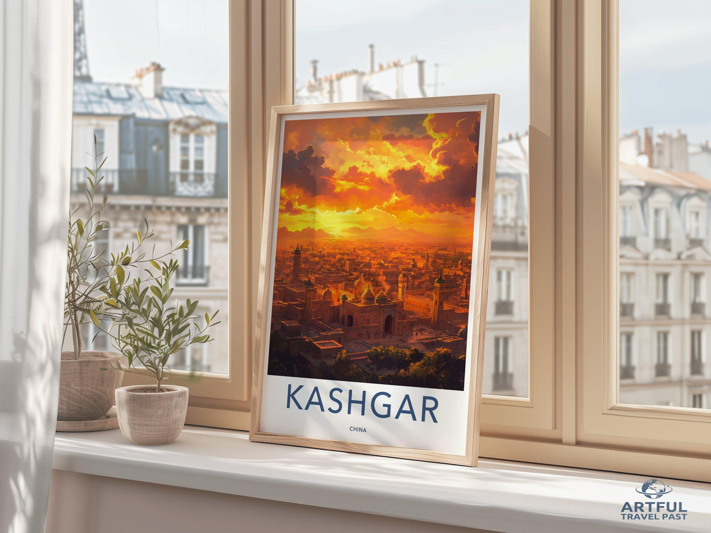 Kashgar Poster | China Wall Art | Asia Decor