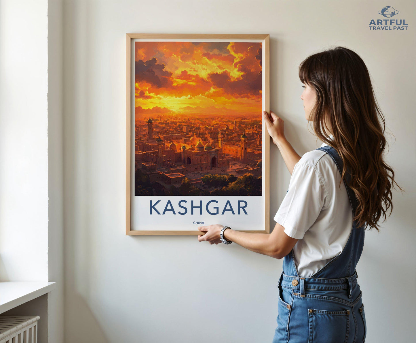 Kashgar Poster | China Wall Art | Asia Decor